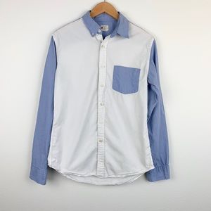 J. Crew Sunwashed Oxford Button Down Shirt